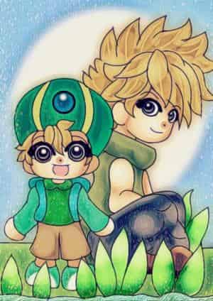 Matt und TK aus Digimon Adventure