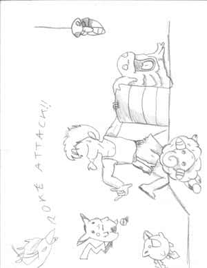 Poke attack-scene one