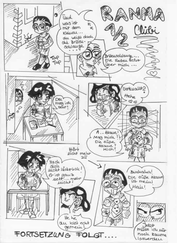 Ranma 1/2 chibi `Fauler Zauber`