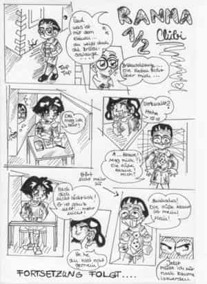 Ranma 1/2 chibi `Fauler Zauber`