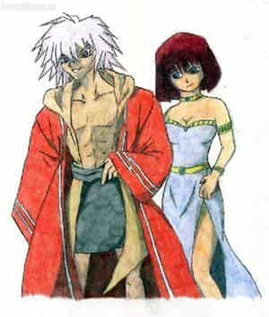 Bakura and his queen