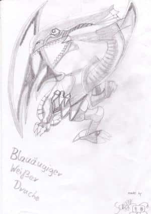 Blauäugiger Weisser Drache