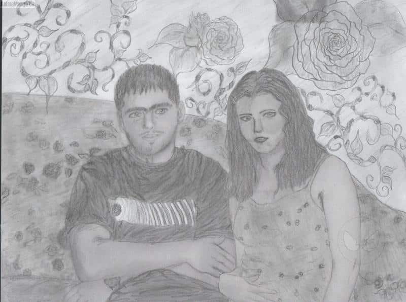 porträ von meiner freundin 2