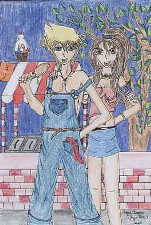 Jou und Amielia Muto