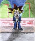 Yugi beim Abendspaziergang