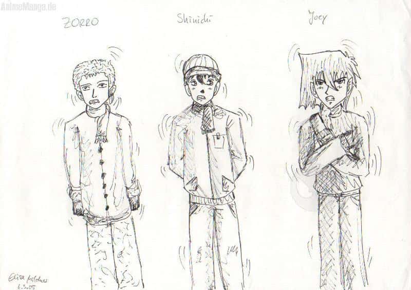 zorro-shinichi-joey in der Kälte