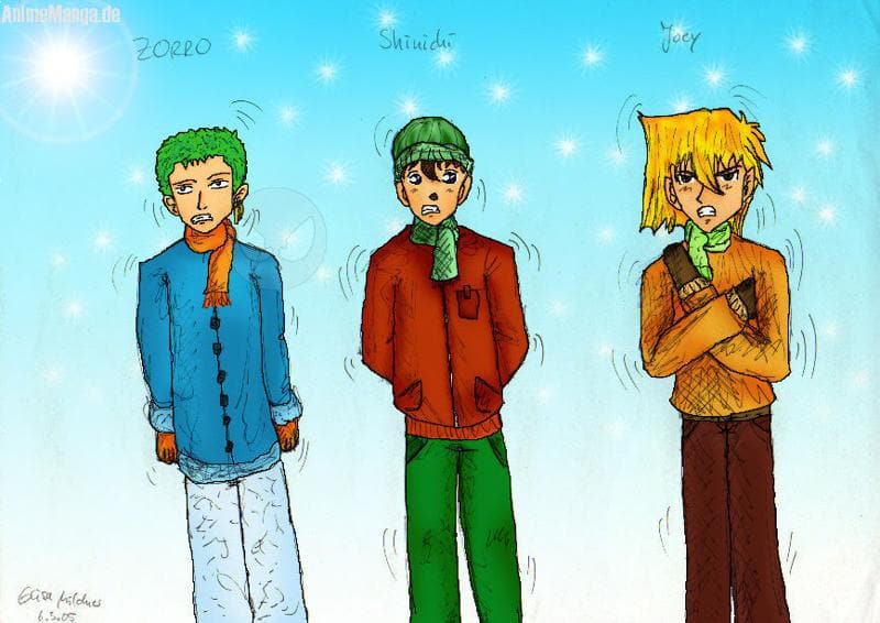 zorro-shinichi-joey in der Kälte (colo)