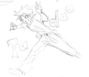 sehr dynamischer ruffy