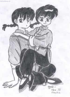 Ranma-Kun mit Ranma-Chan