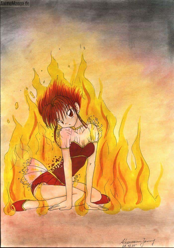 Mari ~ Fire Tenshi