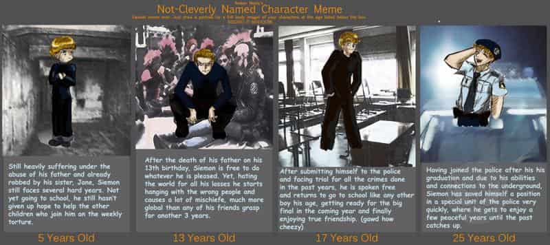 Character meme I ages