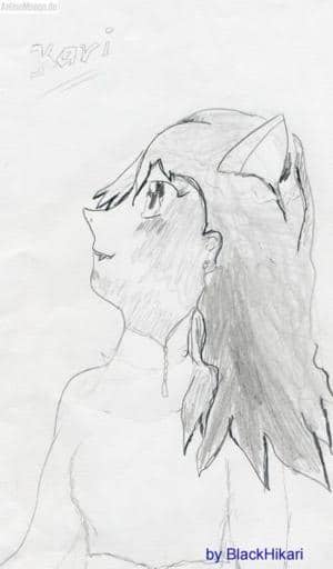 Meine Katze Kari als Mensch *gg*