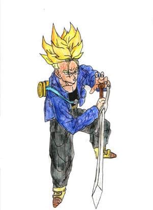 Trunks mit Schwert