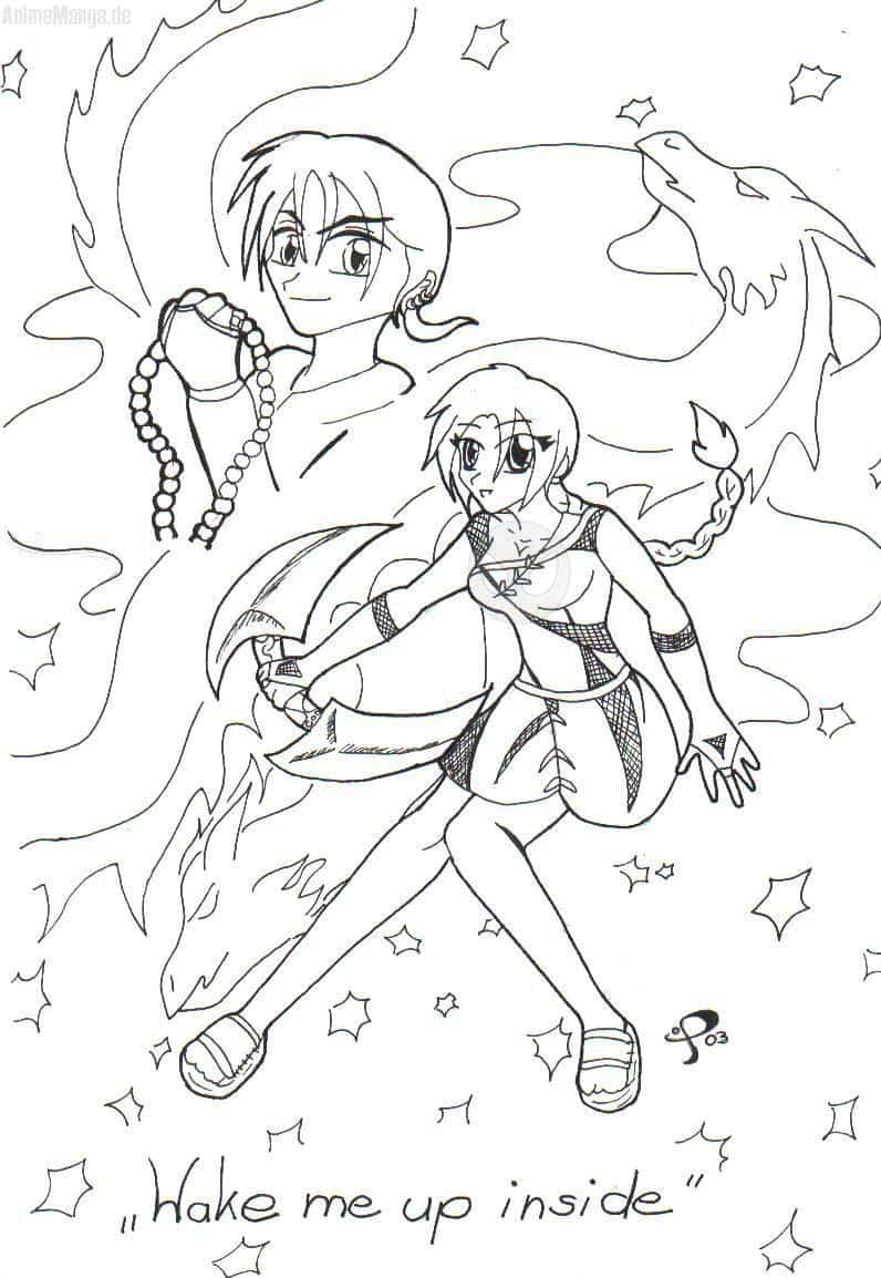 Wake me up inside~Outlines