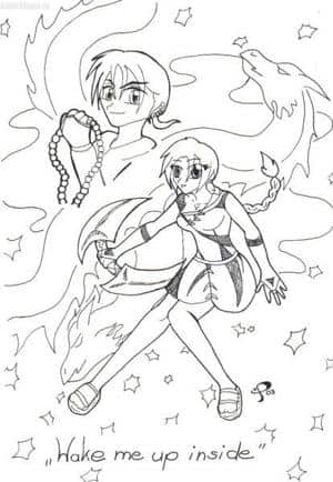 Wake me up inside~Outlines