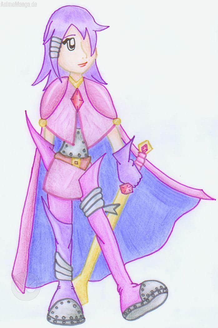 Mädchen mit Schwert