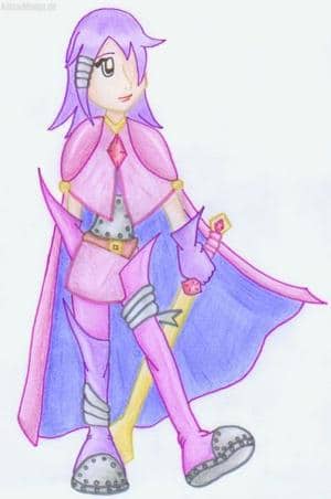 Mädchen mit Schwert