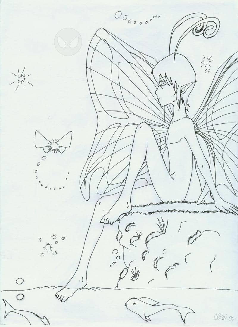 ein Fee, den ihr colorn sollt!