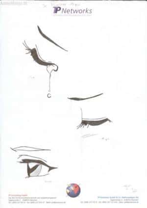 Augen aus dem Manga Vampire Miyu