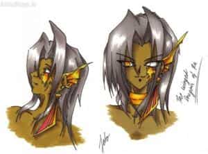 "The winged Dragon of Ra" KA, Charakterstudie