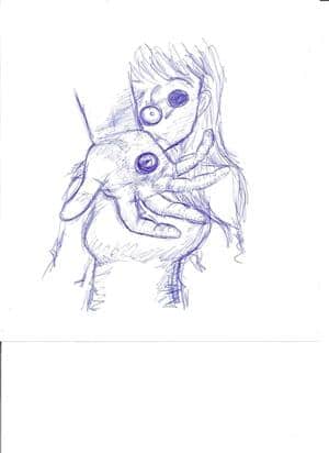 Augen aus dem Kopf schauen