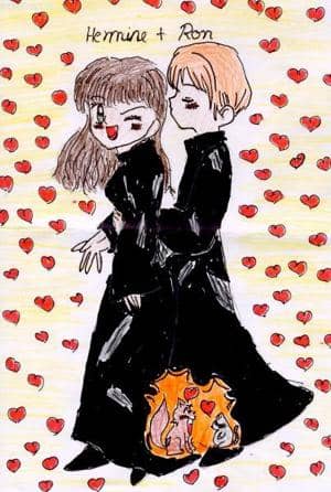 Hermine und Ron