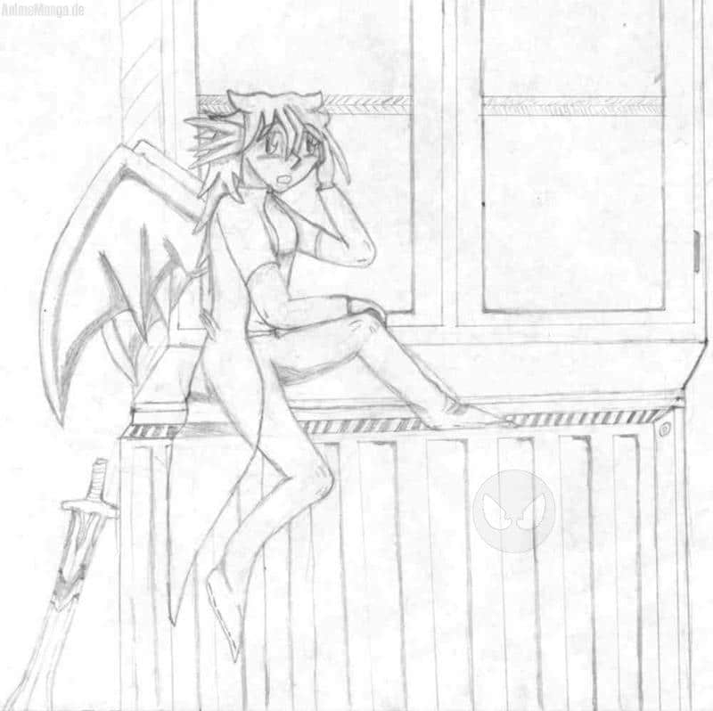 Keiko (als halb Drache)