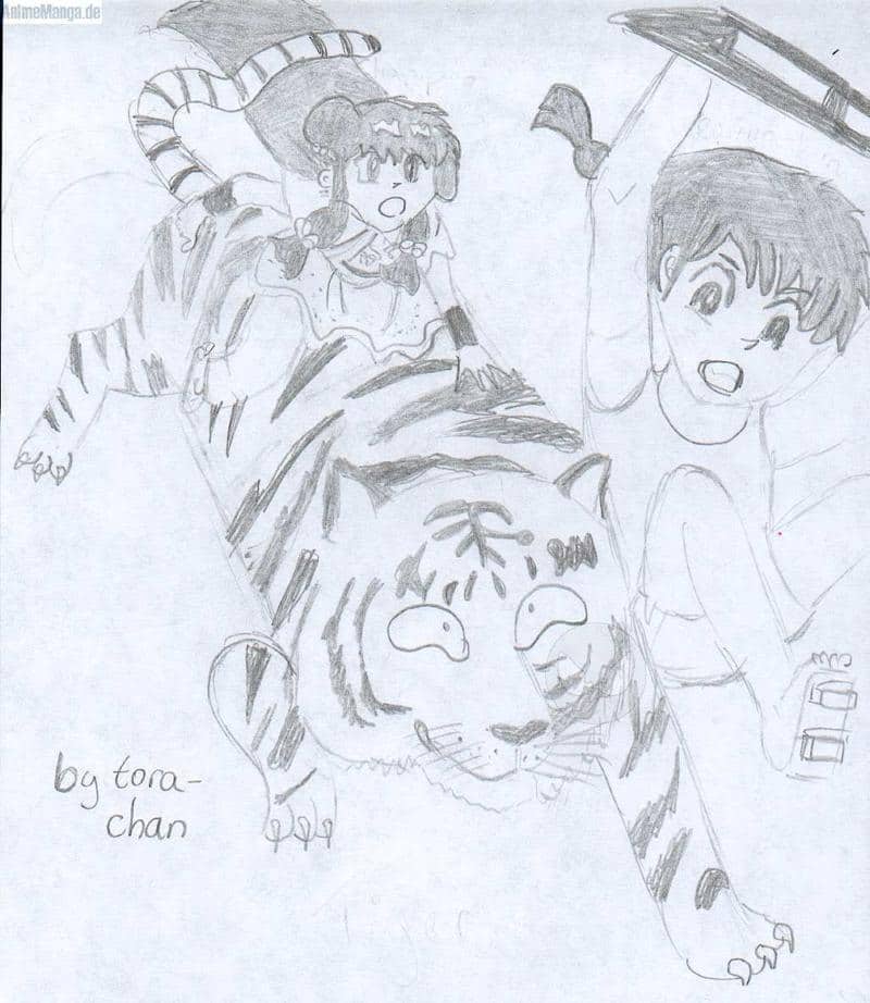 Ranma Shampoo und a tiger *knuddl* *tiger-fan sein*