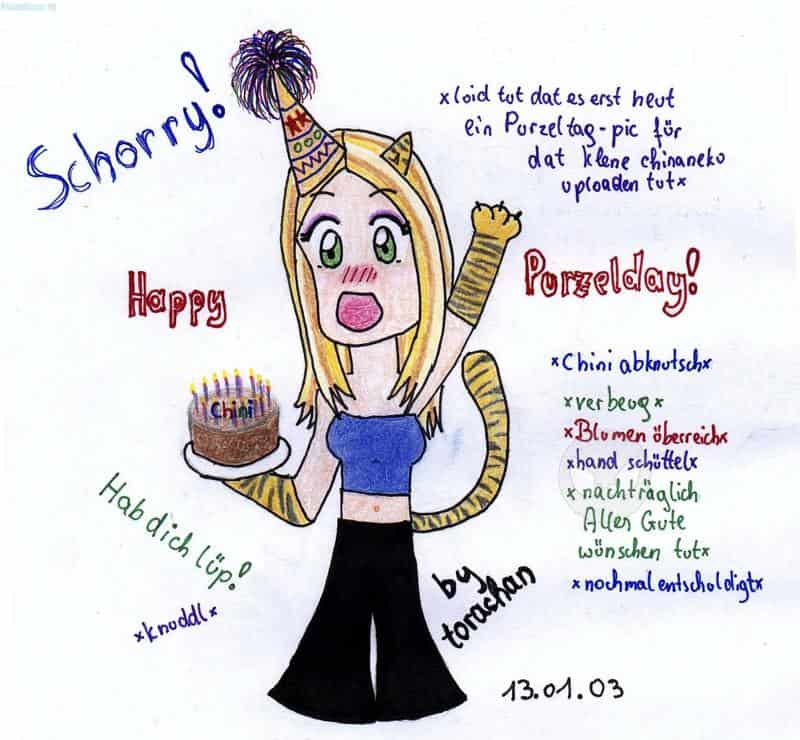 Happy Purzelday, chini!!!!!! *colo*