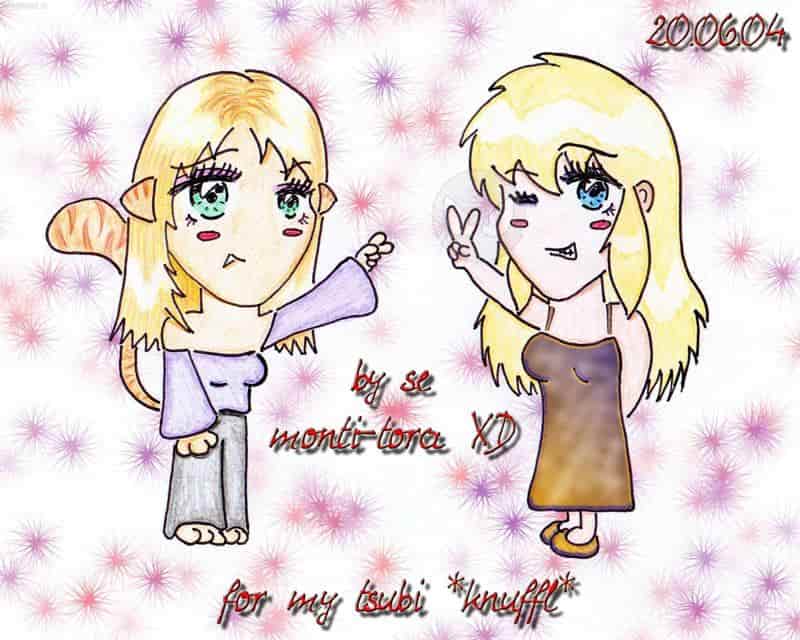 tsubi und tora für mein tsubi-chan *knuffl*