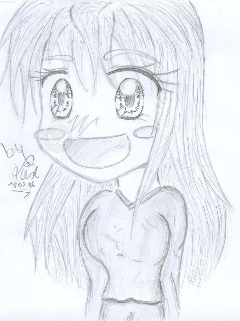 hmm weiß net .. sinnlose skizze .. oda "schulkritzellei" XD