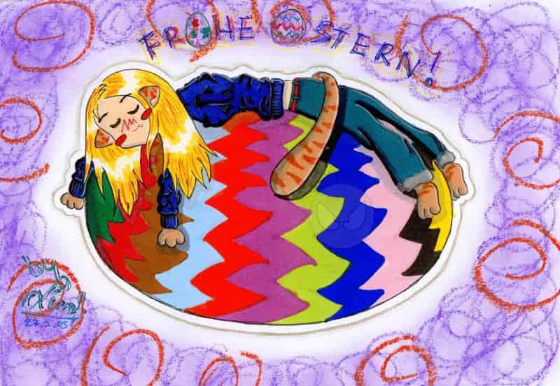 &quot;jo noch´n osterpic (also des eigentliche xD) .. nachträglich&quot; .. oder &quot;´n tora des auf nem osterei pennt&quot;