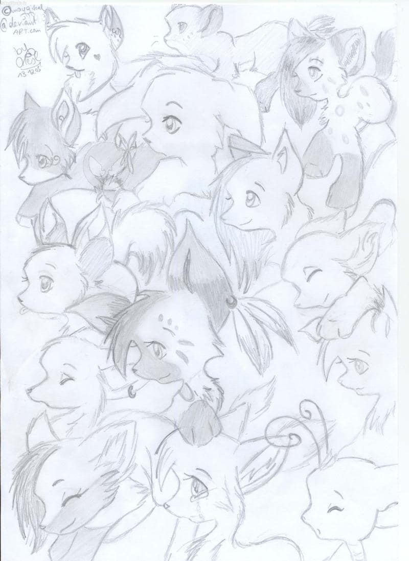 kiddys-profile (abgemalt XD als übung)