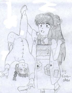 noch ein Ranma und Shampoo bildchen