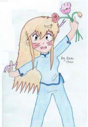 tora-chan mit blumen *bunticolo*