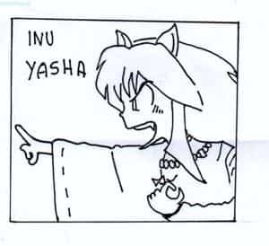 ein Inu Yasha gezeichnet von meiner Freundin Yvi