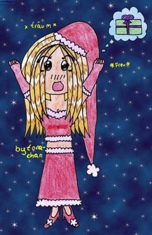 a klene weihnachts-chibi-torachan *colo*