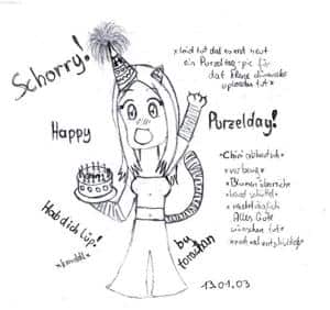 HAPPY PURZELDAY ,CHINI!!!!!!! schorrüüü dat dat erst jetzt kommt!!!!!