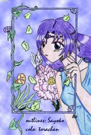 Frühlingsfenster-colo (outlines:sayoko, colo:me)