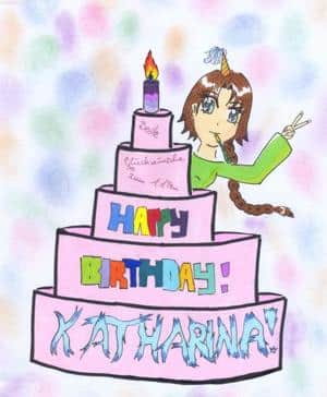 b-day pic für meine cousine