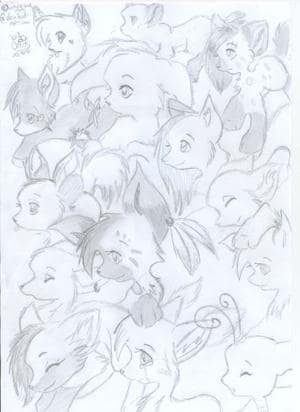 kiddys-profile (abgemalt XD als übung)