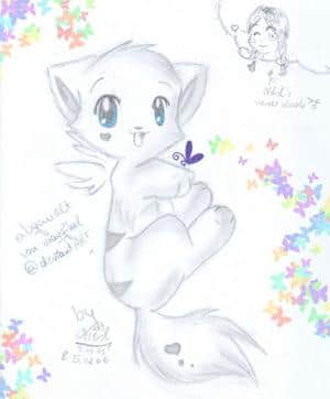 ein kittylein.. abgemalt ^^