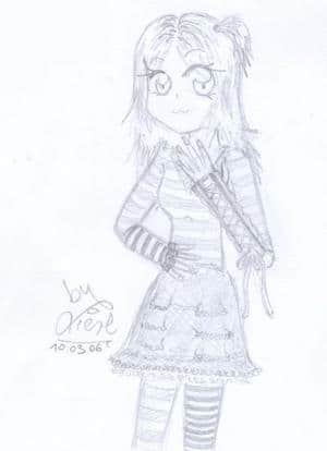 ich mit streifen klamotties bzw. meim lieblingsgewand XDDDDDDD