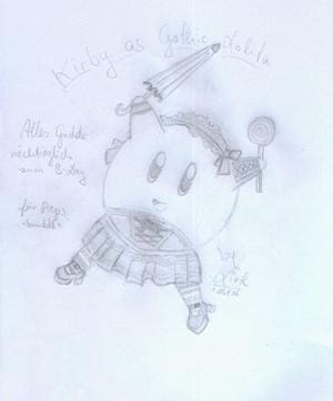 gothic lolita kirby 4 pi ._.