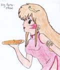 tora-chan mit ner pizza (oder so was ähnlichem!!) (vielleicht is es auch Okonomiyaki) *bunticolo*