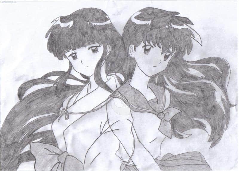 Kikyo und Kagome (der große vergleich ^^)