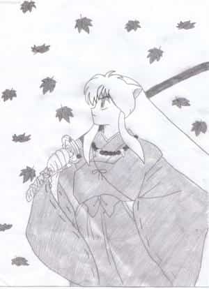 Inu Yasha im Efeurregen