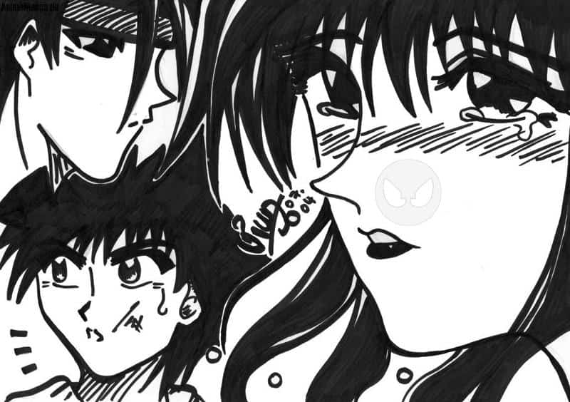 Sano, Yahiko und Megumi