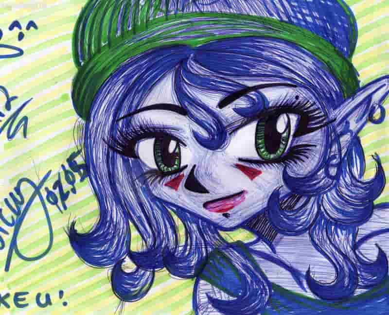 Kugelschreiber-Elfchen