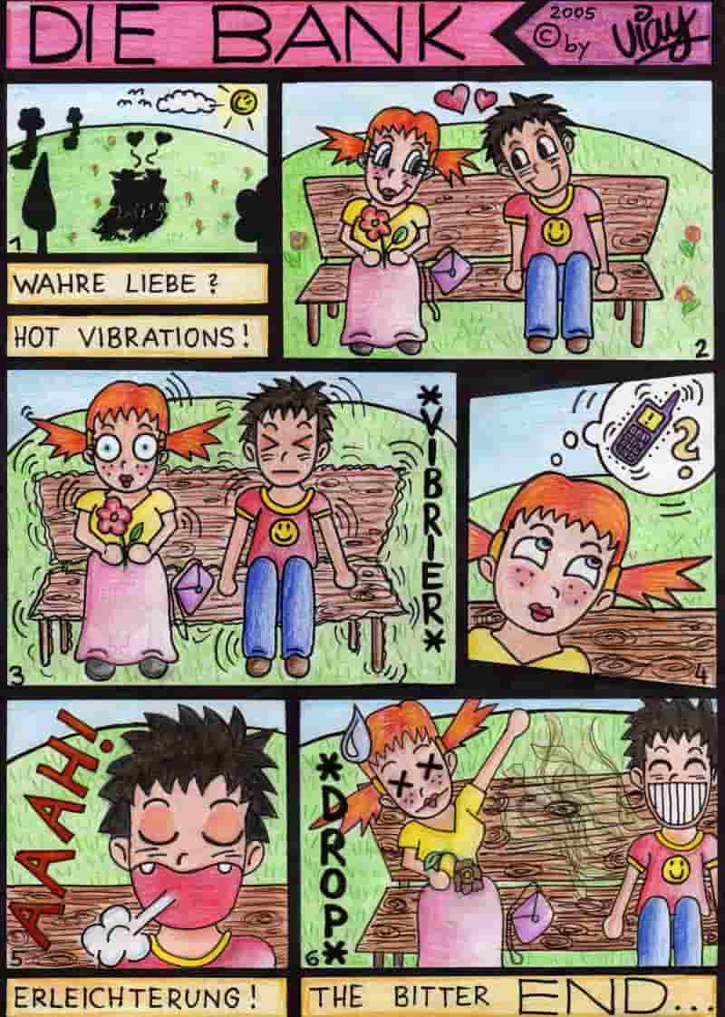 nicht alles was vibriert ist ein Handy! -oder die Bank